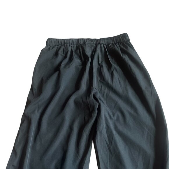 Jason Wu Black Flare Leg Pants White Side Stripe Accents Split Size Small Womens - Picture 7 of 11